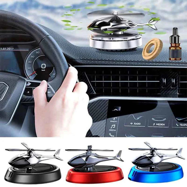 "Solar Helicopter Car Perfume – Long-Lasting Fragrance & Stylish Air Freshener for Cars"