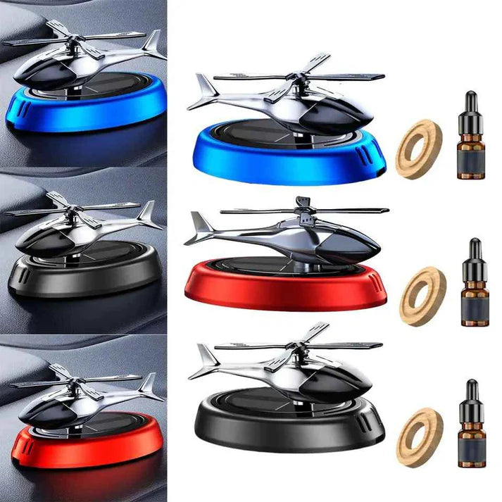 "Solar Helicopter Car Perfume – Long-Lasting Fragrance & Stylish Air Freshener for Cars"